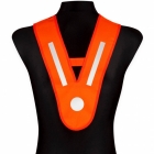 Pomarańczowa mini-szelka V-Vest na manekinie